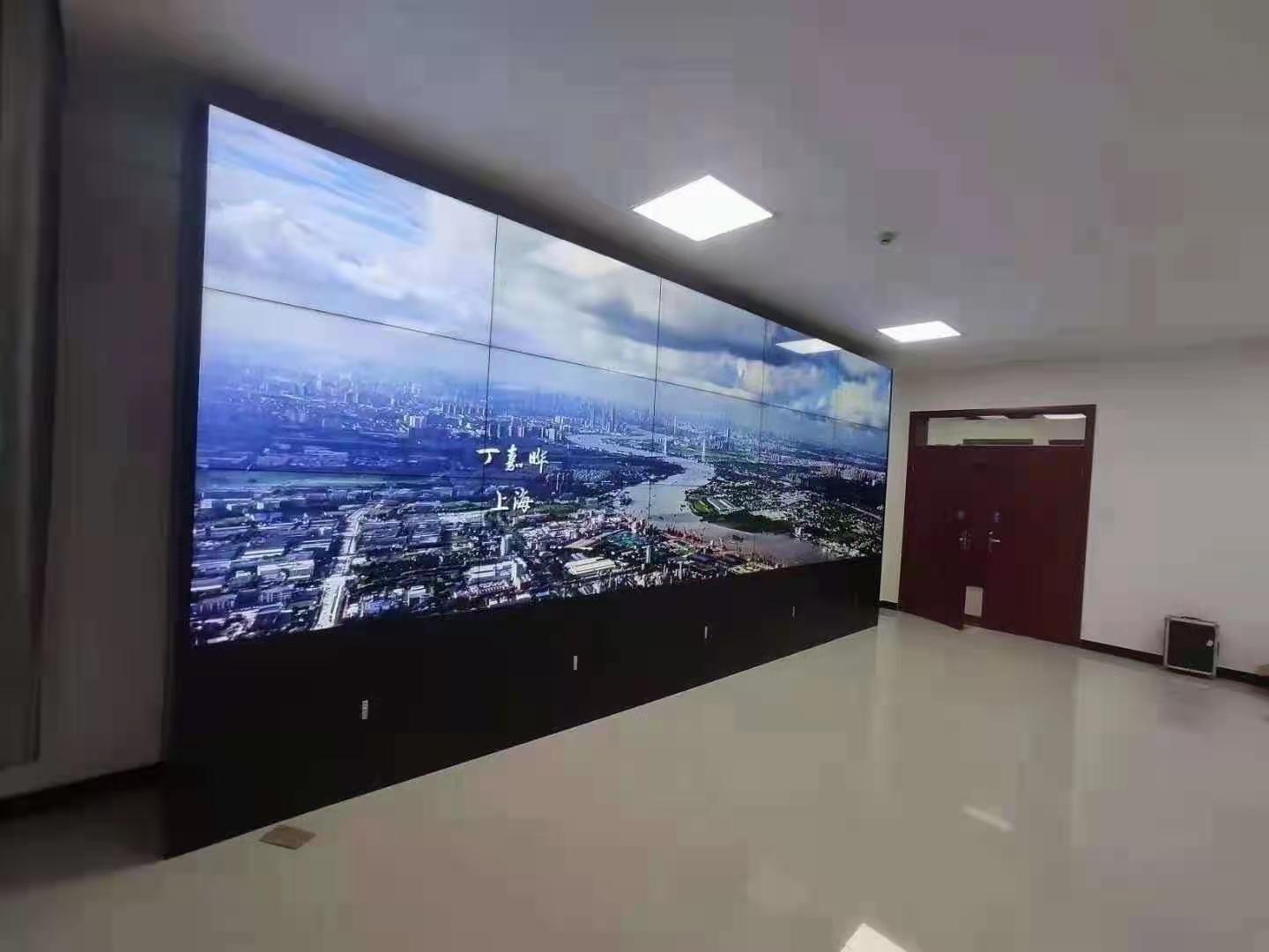 海盐拼接屏-55寸京东方液晶拼接屏3X4案例展示